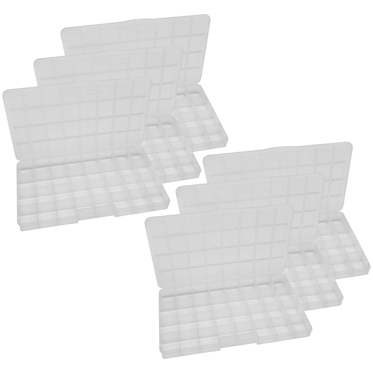 6 Pack: 13.7" No-Spill Craft Storage Organizer by Bead Landing™